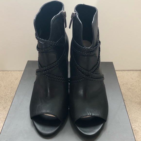 Vince Camuto Astan Leather Peep Toe Bootie // US 8 - Picture 2 of 5